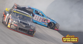 Reese’s Sweet Move of the Race: Zachary Tinkle avoids disaster at the Monster Mile
